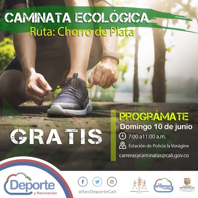 Caminata Ecol&oacute;gica ruta Chorro de Plata