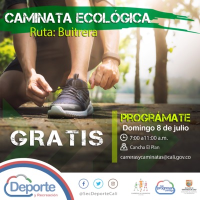 Caminata Ecol&oacute;gica ruta Buitrera