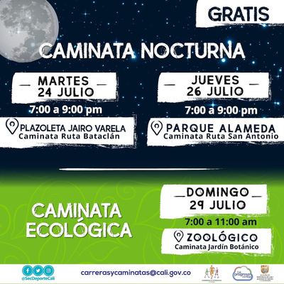 Caminata nocturna ruta Batacl&aacute;n