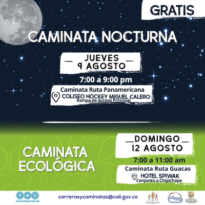 Caminata ecol&oacute;gica ruta Guacas