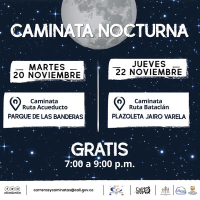 Caminata nocturna ruta Batacl&aacute;n
