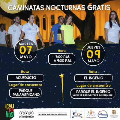 Caminata nocturna ruta El Ingenio