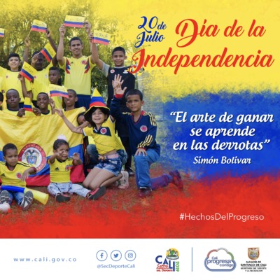 20 de julio D&iacute;a de la independencia