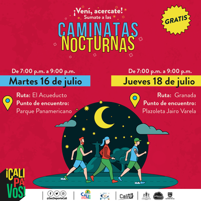 Caminata nocturna ruta Acueducto