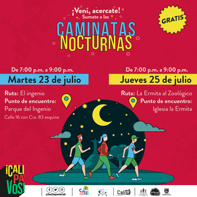 Caminata nocturna ruta El Ingenio