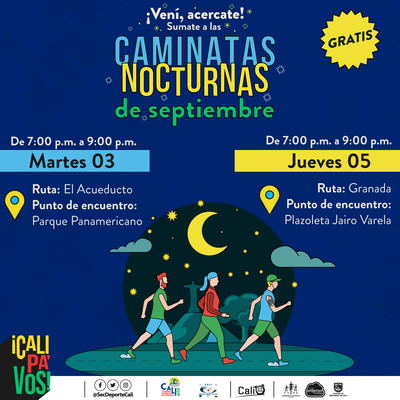 Caminata nocturna ruta Acueducto