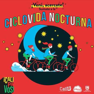 Disfruta gratis de la Ciclovida Nocturna