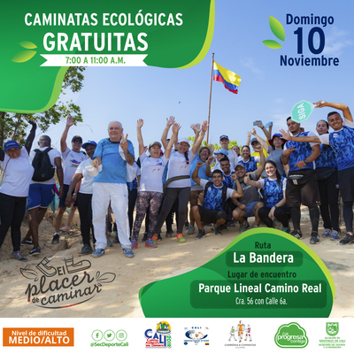 Caminata ecol&oacute;gica ruta La Bandera