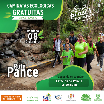 Caminata Ecol&oacute;gica ruta Pance