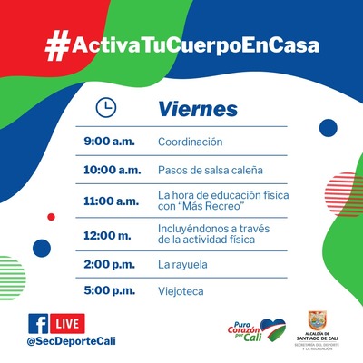Activa tu cuerpo en casa