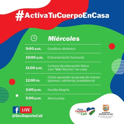 Activa tu cuerpo en casa
