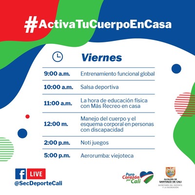 Activa tu cuerpo en casa