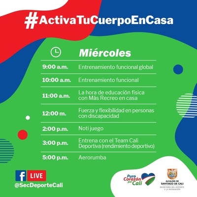Activa tu cuerpo en casa