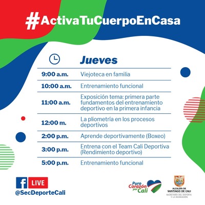 Activa tu cuerpo en casa