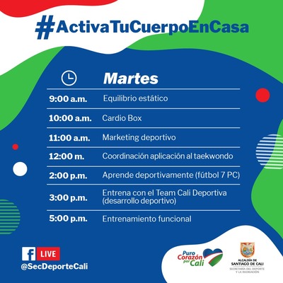 Activa tu cuerpo en casa