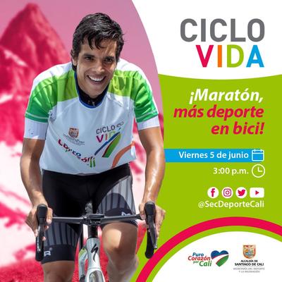 &iexcl;Marat&oacute;n M&aacute;s deporte en bici!