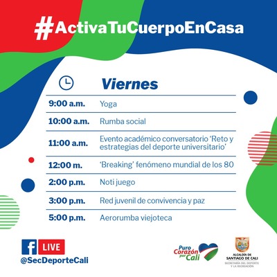 Activa tu cuerpo en casa
