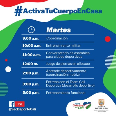Activa tu cuerpo en casa