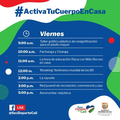 Activa tu cuerpo en casa