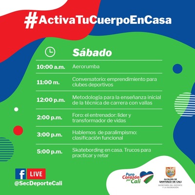 Activa tu cuerpo en casa