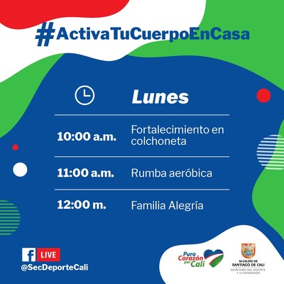 Activa tu cuerpo en casa