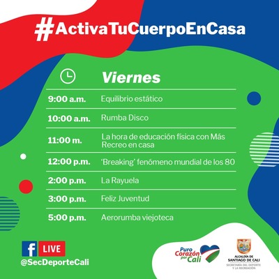 Activa tu cuerpo en casa