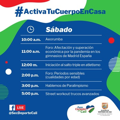 Activa tu cuerpo en casa