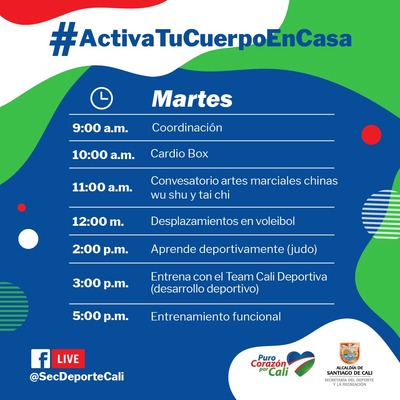 Activa tu cuerpo en casa