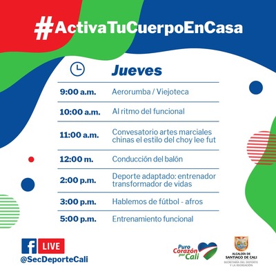 Activa tu cuerpo en casa
