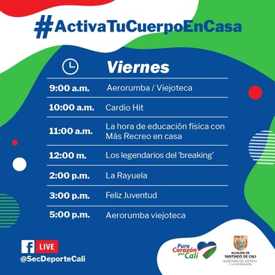 Activa tu cuerpo en casa