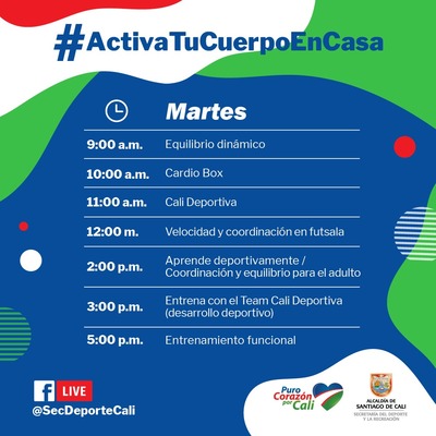 Activa tu cuerpo en casa