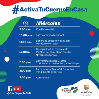 Activa tu cuerpo en casa