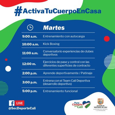 Activa tu cuerpo en casa