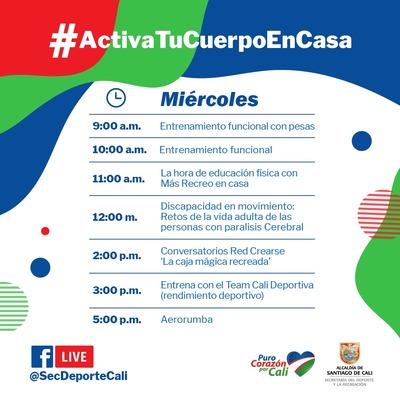 Activa tu cuerpo en casa