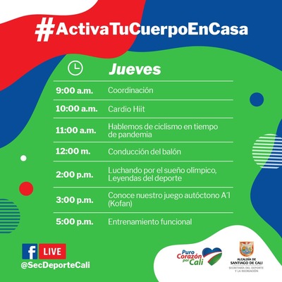 Activa tu cuerpo en casa