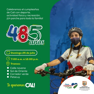 &iexcl;Un parche para toda la familia! - Cali 485 a&ntilde;os