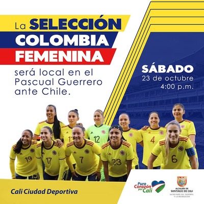 La selecci&oacute;n Colombia femenina ser&aacute; local en el Pascual Guerrero