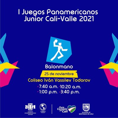 Balonmano femenino - I Juegos Panamericanos Junior Cali - Valle 2021