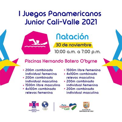 Nataci&oacute;n Finales - I Juegos Panamericanos Junior Cali - Valle 2021