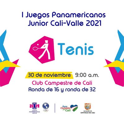 Tenis todos - I Juegos Panamericanos Junior Cali - Valle 2021