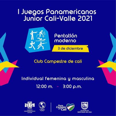 Pentatl&oacute;n Moderno - I Juegos Panamericanos Junior Cali - Valle 2021