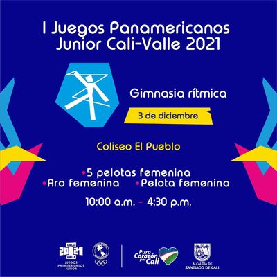 Gimnasia R&iacute;tmica Femenina - I Juegos Panamericanos Junior Cali - Valle 2021
