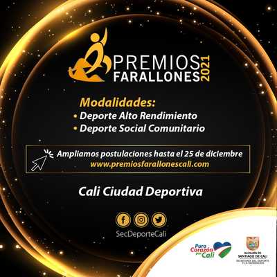 Inscripciones Premios Farallones 2021