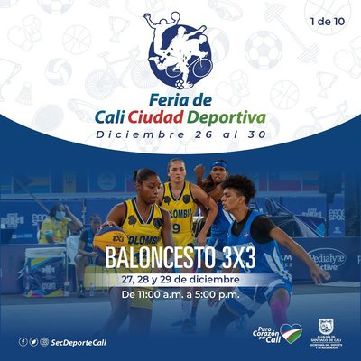 Feria de Cali Ciudad Deportiva: Baloncesto 3x3