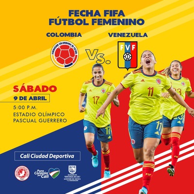 La selecci&oacute;n Colombia femenina Vs la selecci&oacute;n femenina de Venezuela