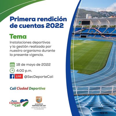 Primera rendici&oacute;n de cuentas de la Secretar&iacute;a del Deporte y la Recreaci&oacute;n