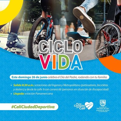 Ciclovida  Celebra el d&iacute;a del padre rodando en familia