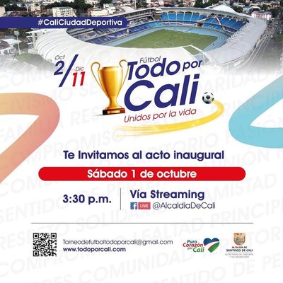 Acto Inaugural Copa Futbol todo por Cali 