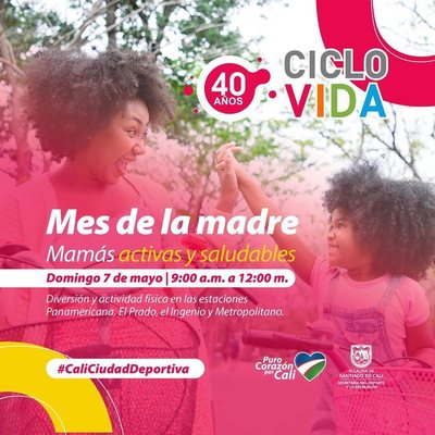 Ciclovida - 40 a&ntilde;os -  Mam&aacute;s activas y saludables