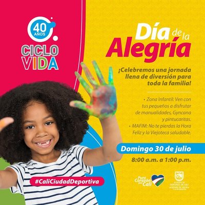 Ciclovida -40 a&ntilde;os- D&iacute;a de la alegr&iacute;a